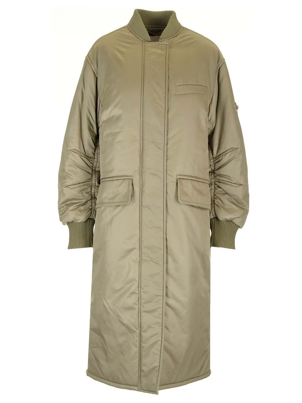 Long Bomber Coat