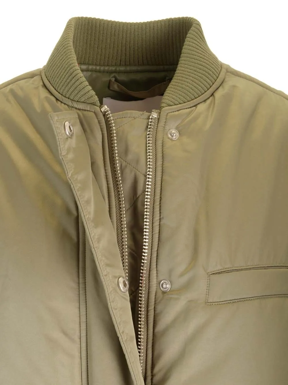 Long Bomber Coat