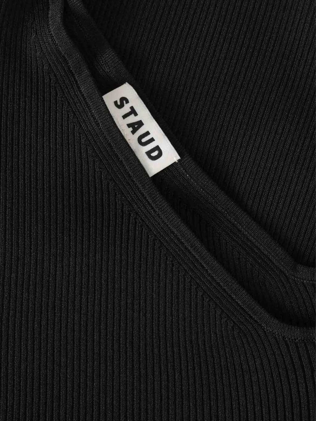 One-Shoulder Ribbed Knit Top