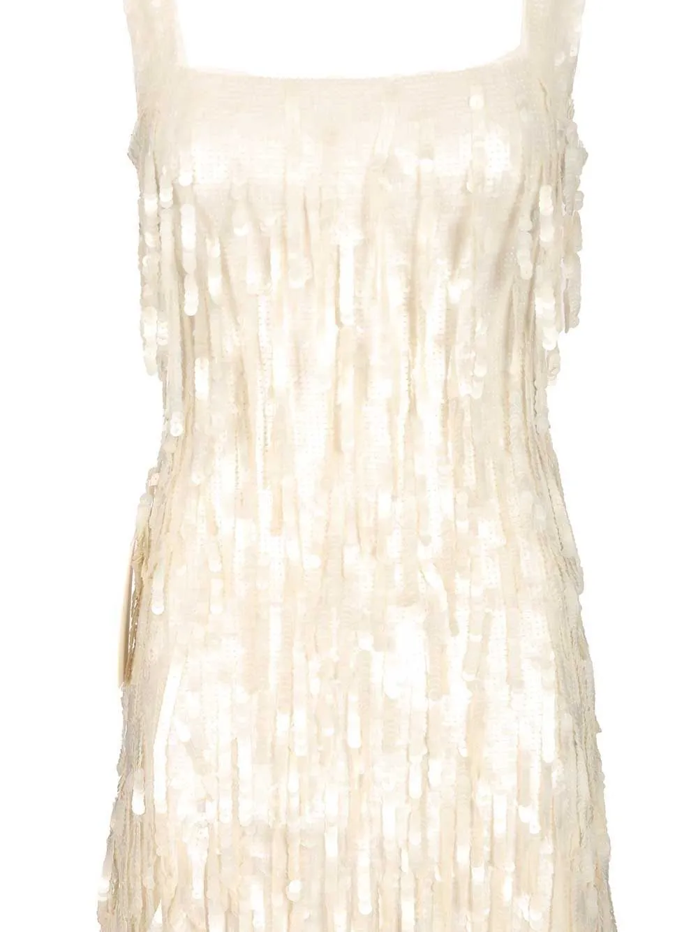 Sequin Fringe Mini Dress