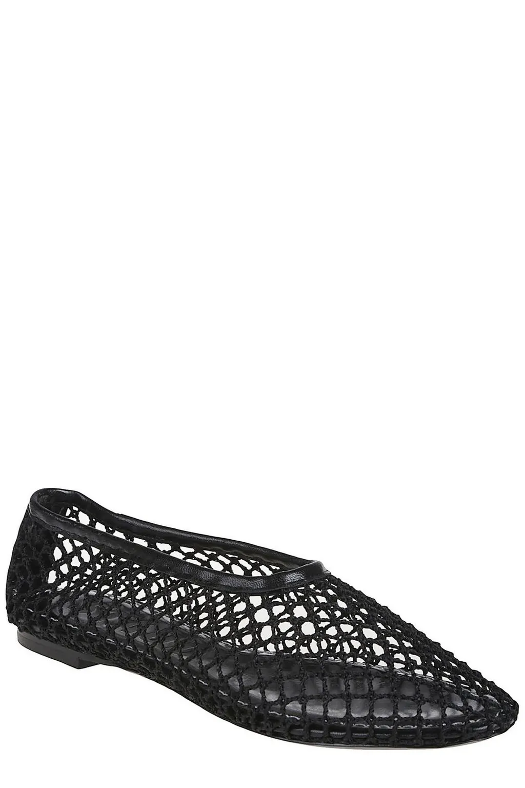 Fishnet Ballet Flats