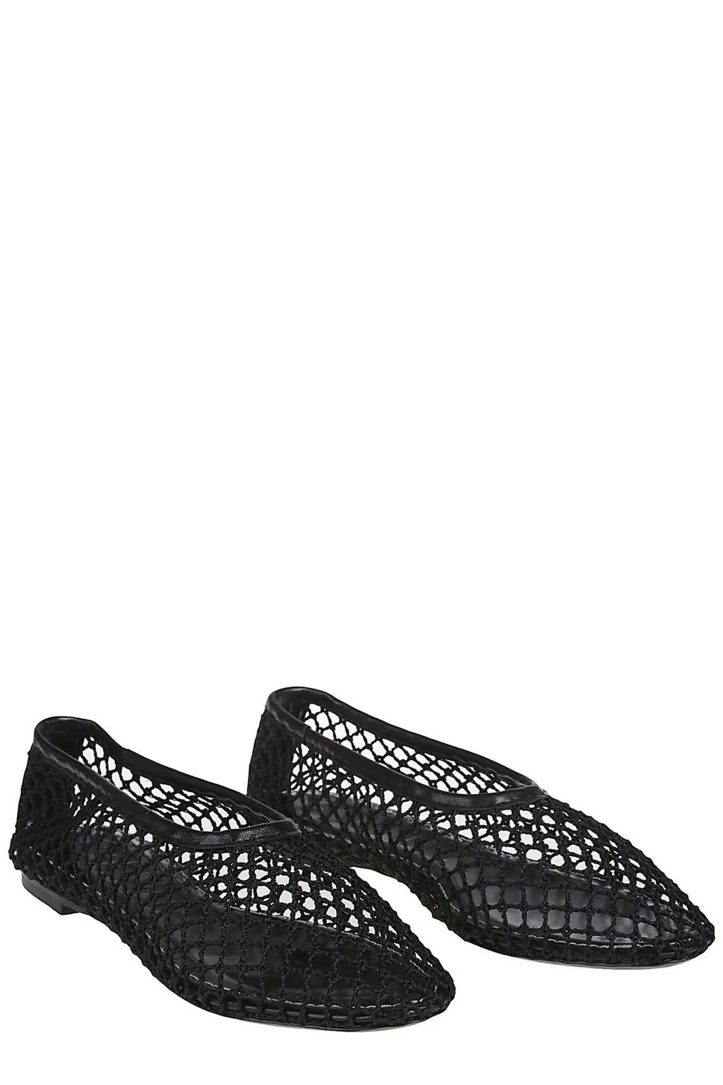 Fishnet Ballet Flats