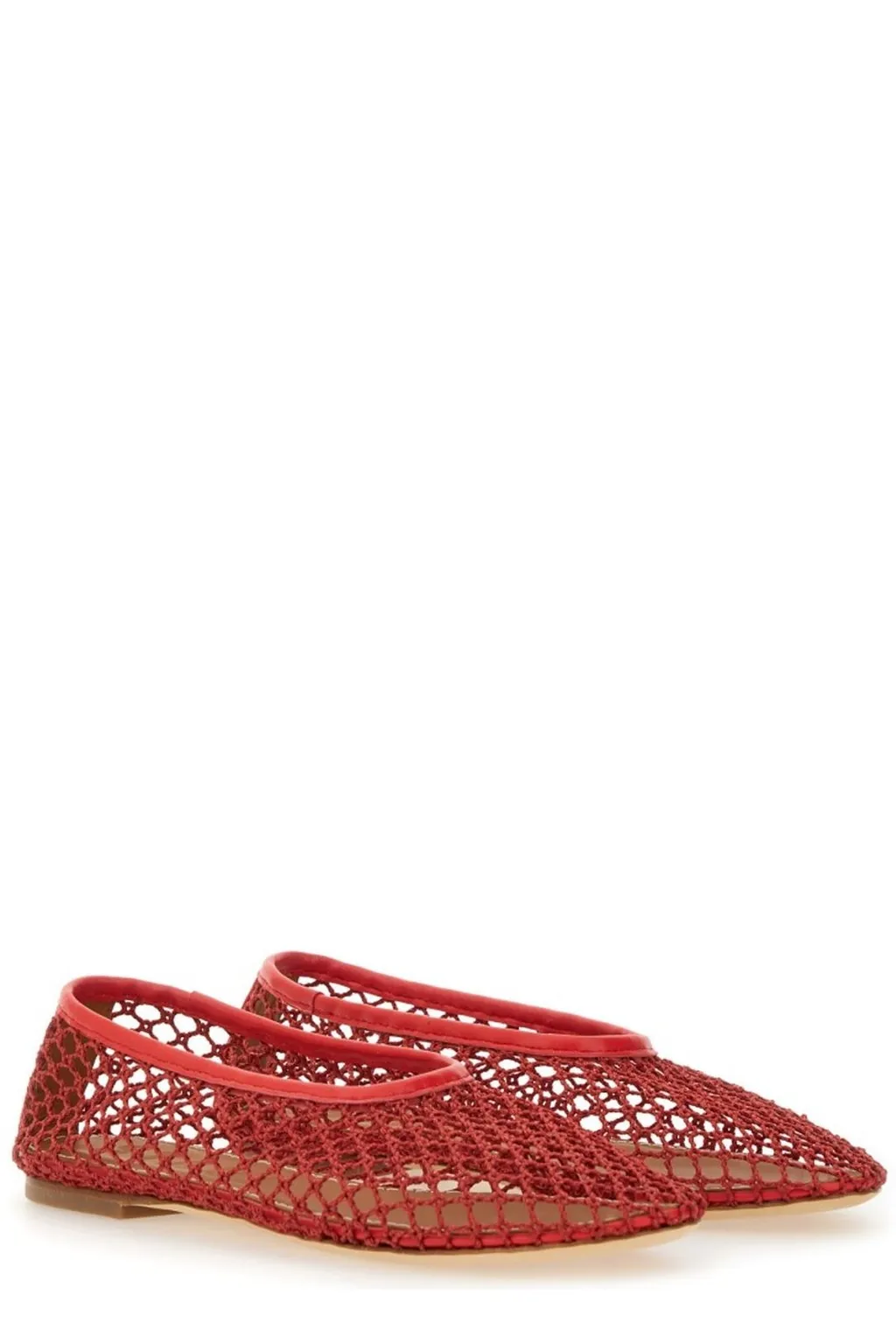 Fishnet Ballet Flats