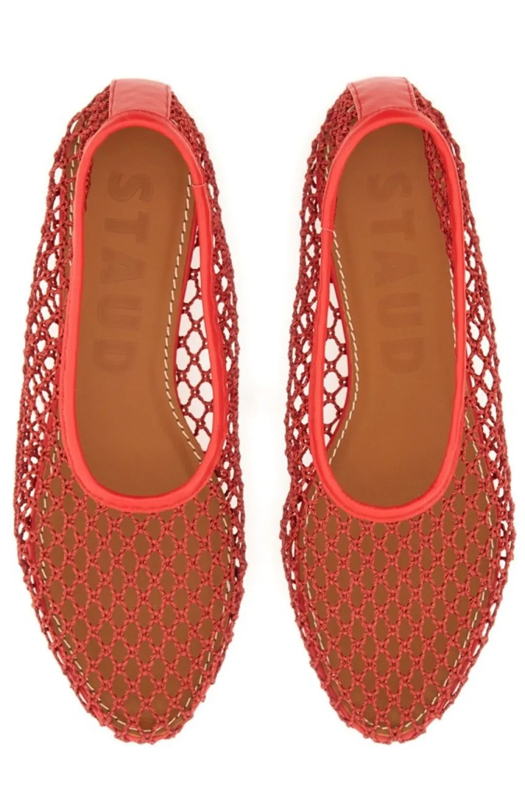 Fishnet Ballet Flats