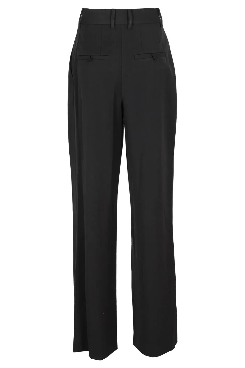 Pleated Wide Leg Trousers