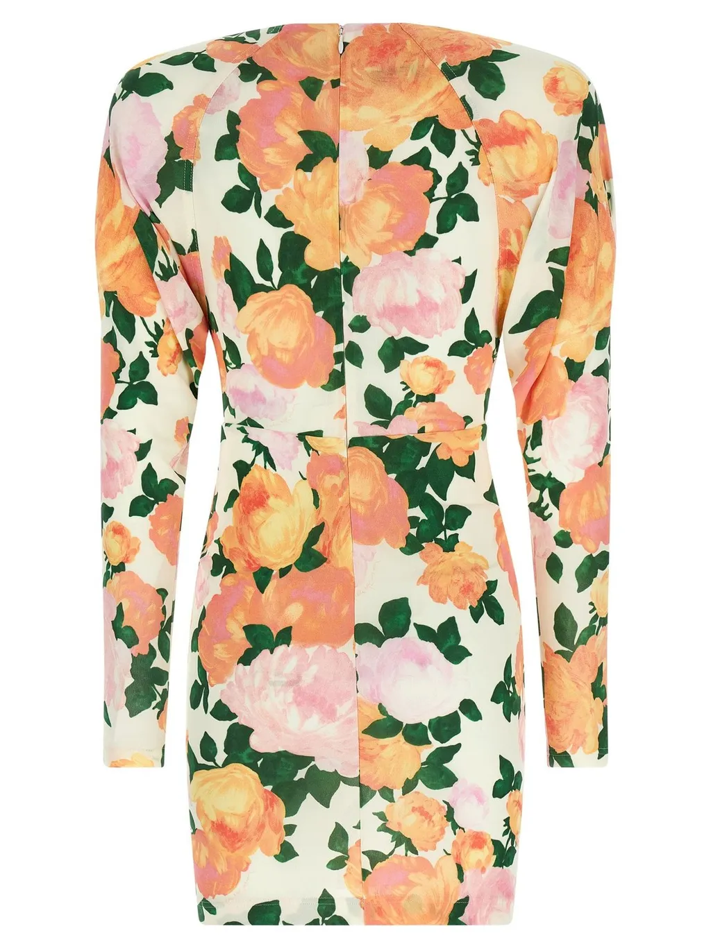 Floral Print Ruched Mini Dress