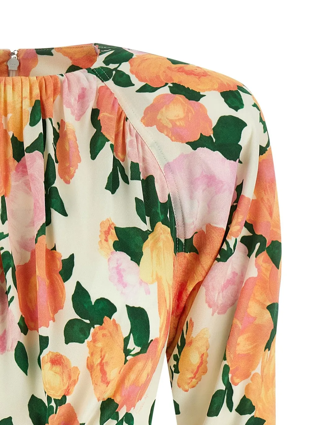 Floral Print Ruched Mini Dress