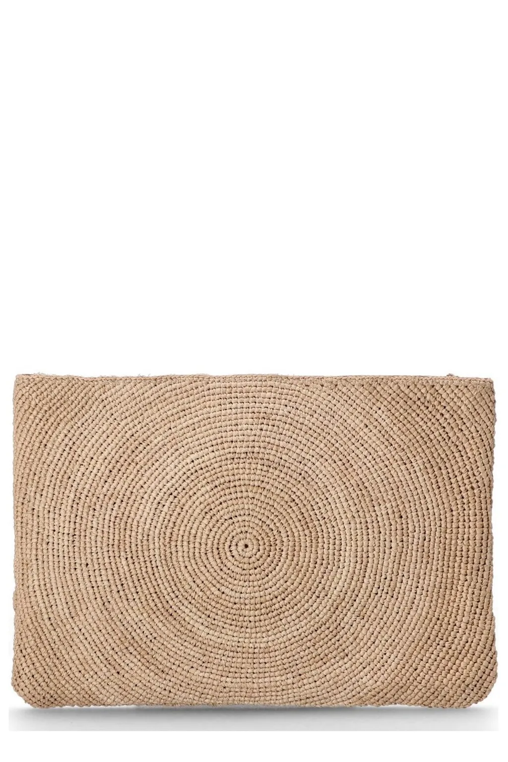 Raffia Clutch