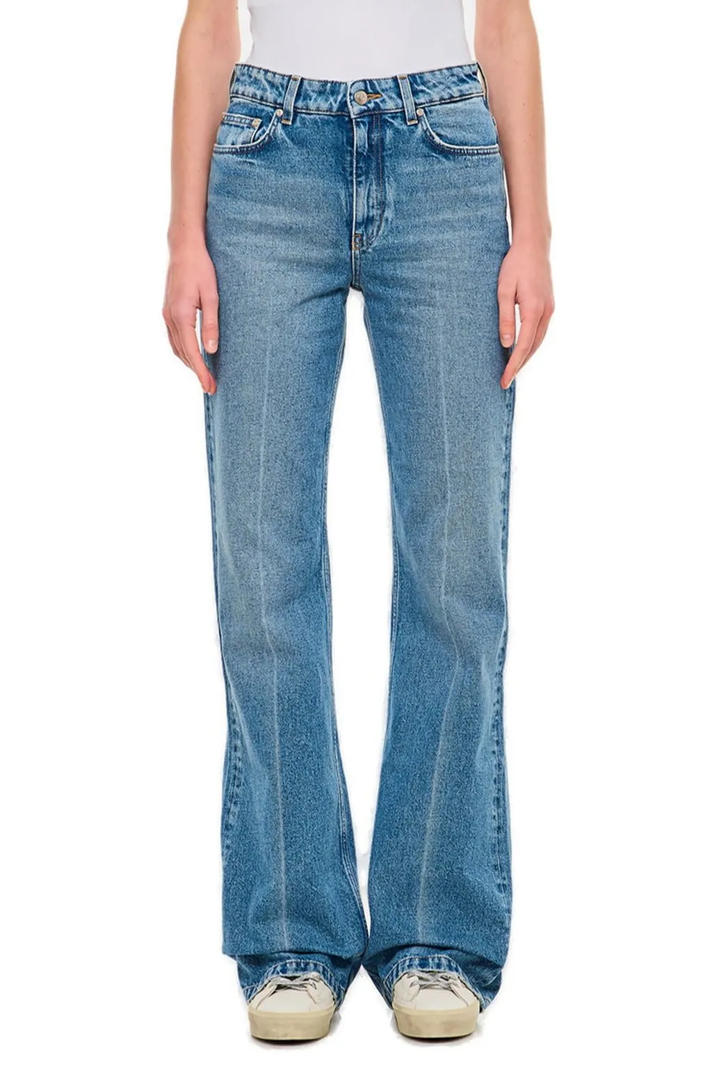 High-Waisted Flare Jeans