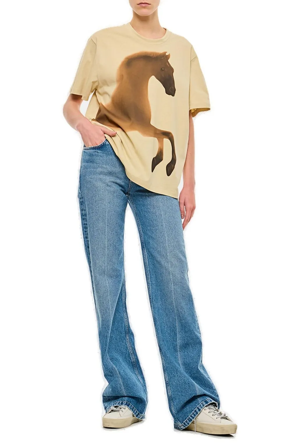 High-Waisted Flare Jeans