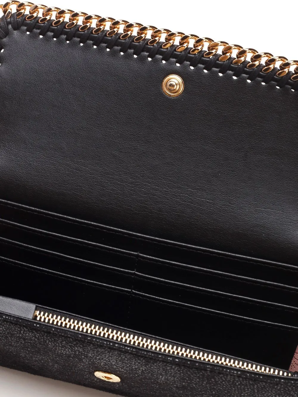 Stella Mccartney Falabella Shaggy Deer Wallet On Chain