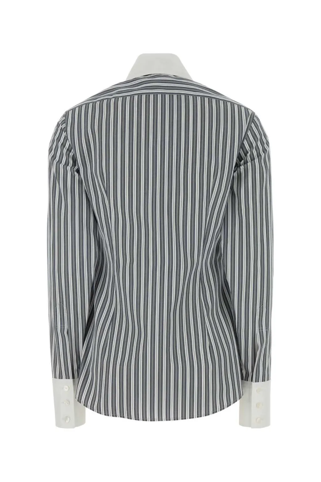 Striped Cotton Poplin Shirt