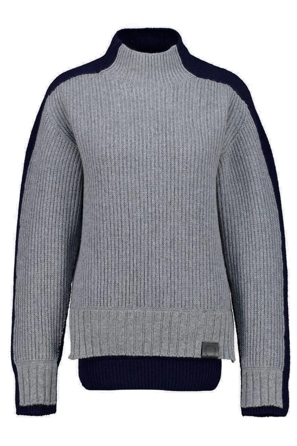 Ribbed Mock Neck Sweater