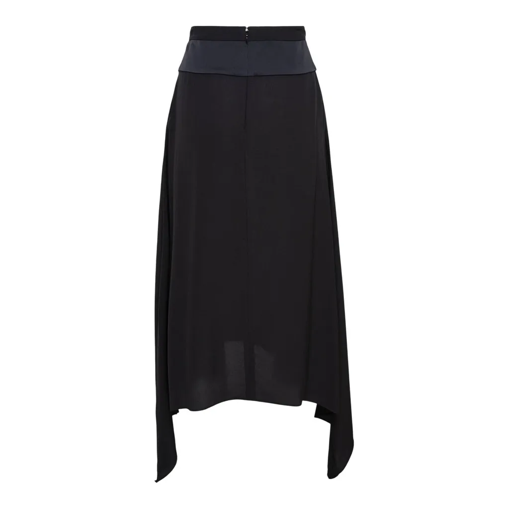 Asymmetric Midi Skirt