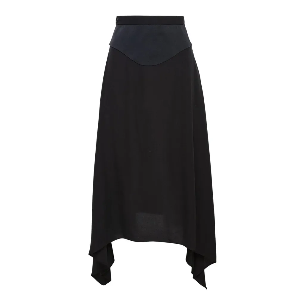 Asymmetric Midi Skirt