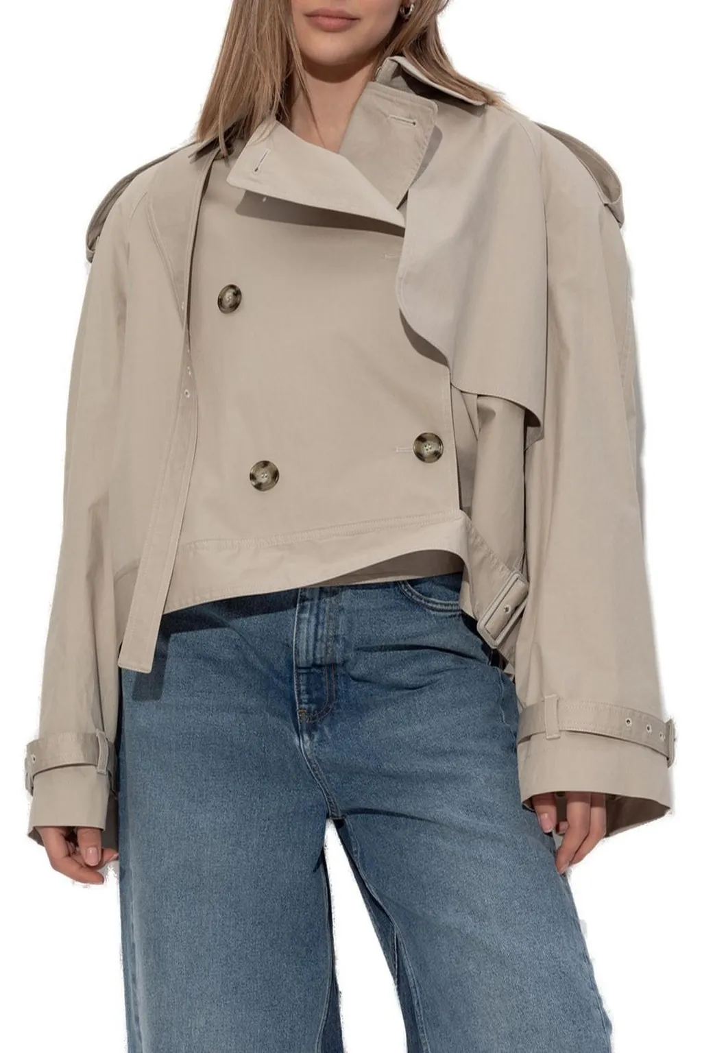Cropped Trench Jacket