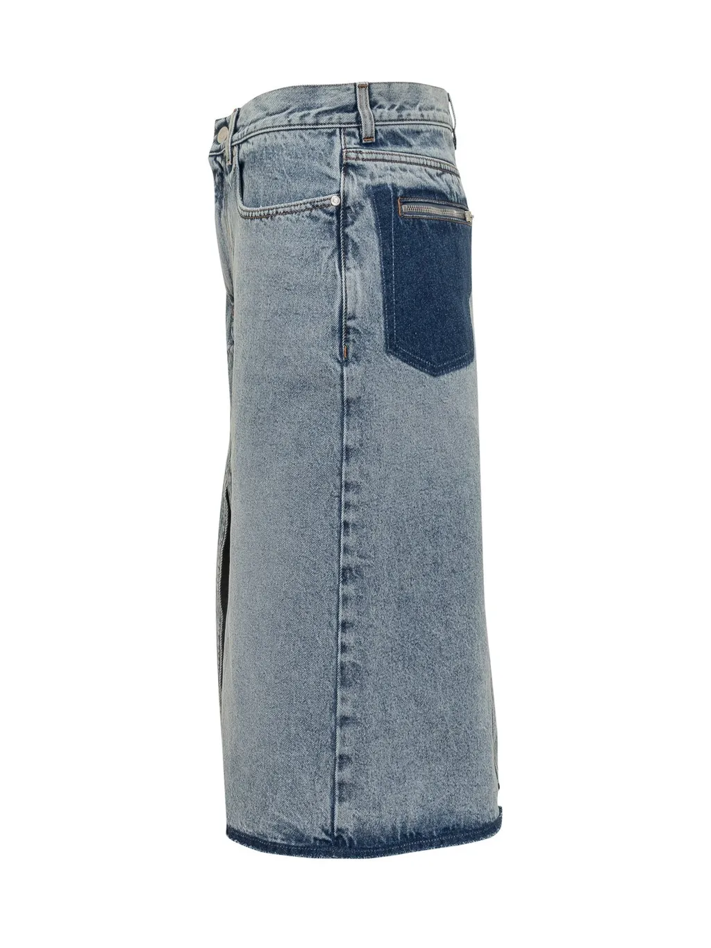 Denim Midi Skirt