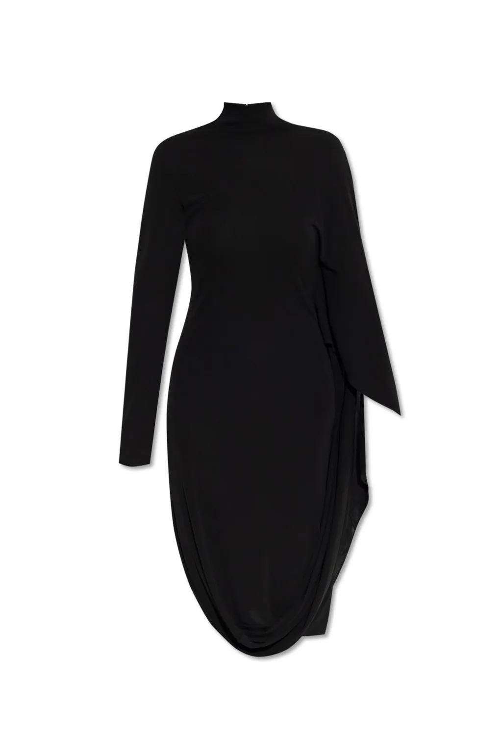 Asymmetric Draped Dress
