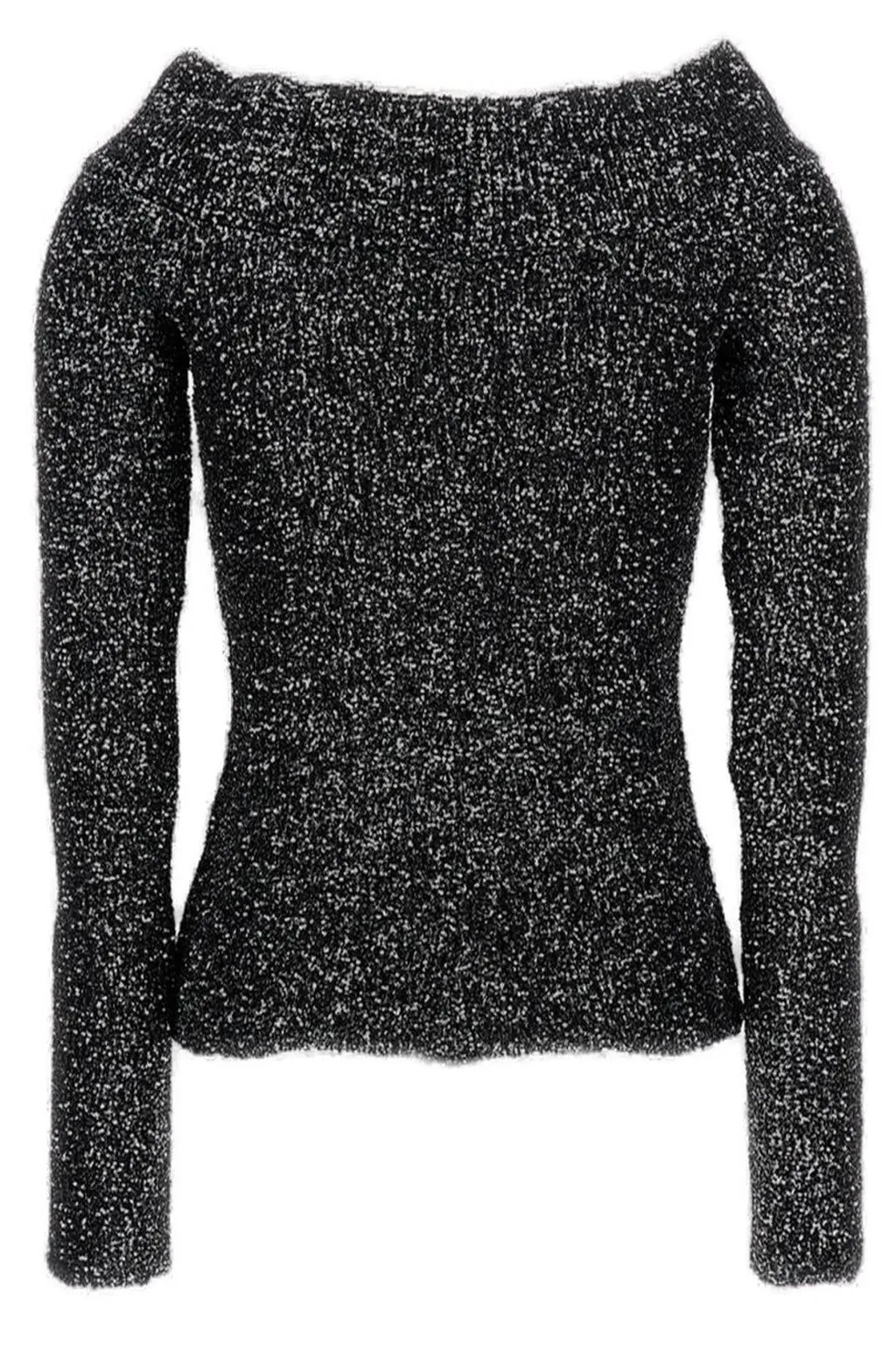 Off-The-Shoulder Knit Sweater