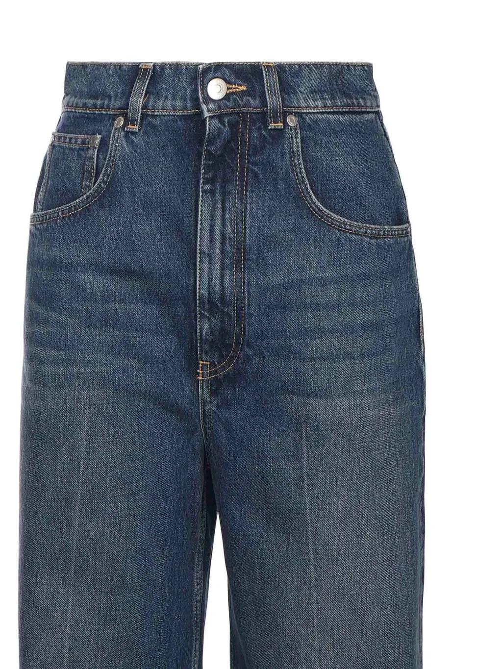 High-Waisted Wide-Leg Jeans