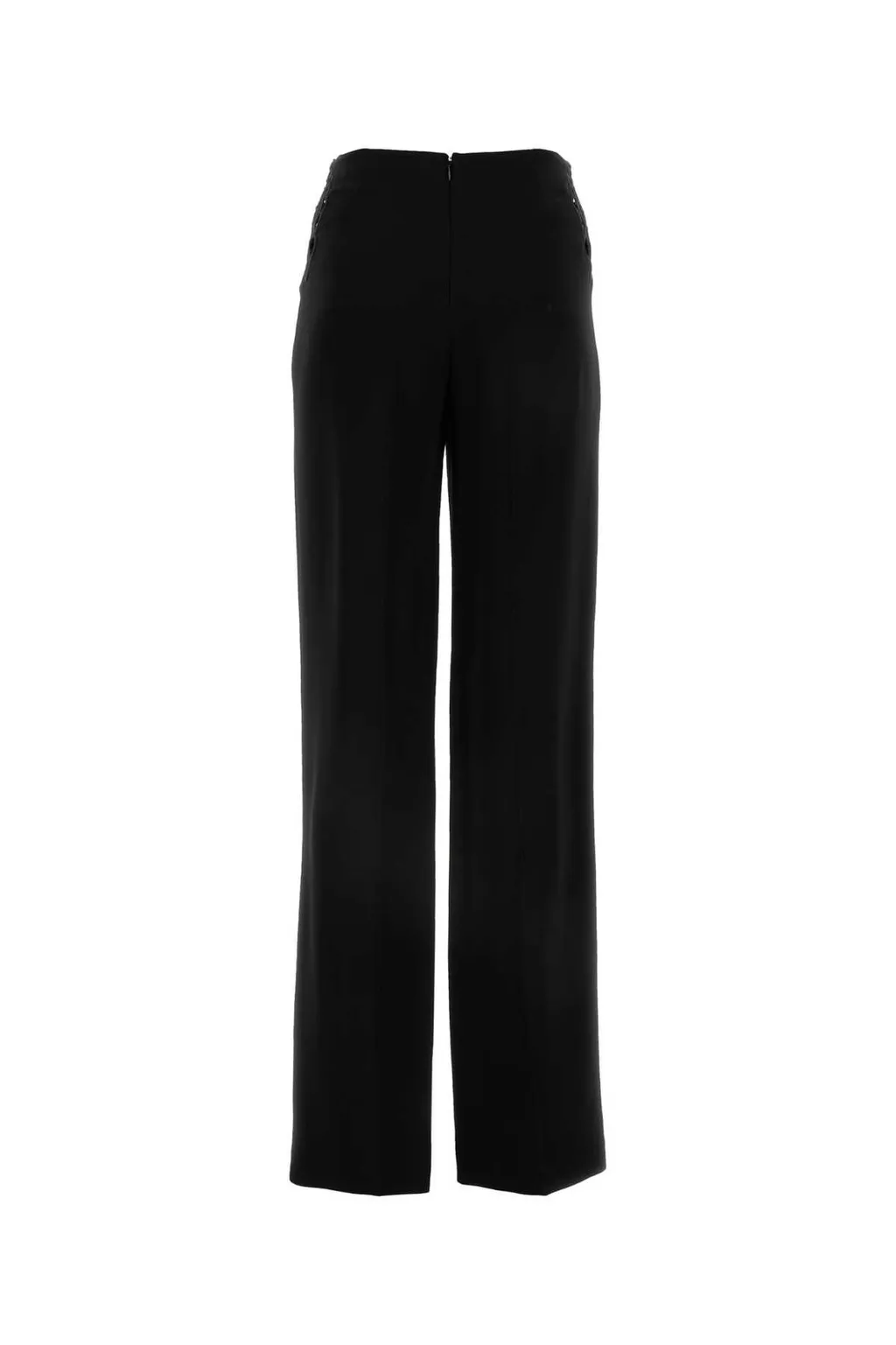 Wide-Leg Trousers With Sequin Detail