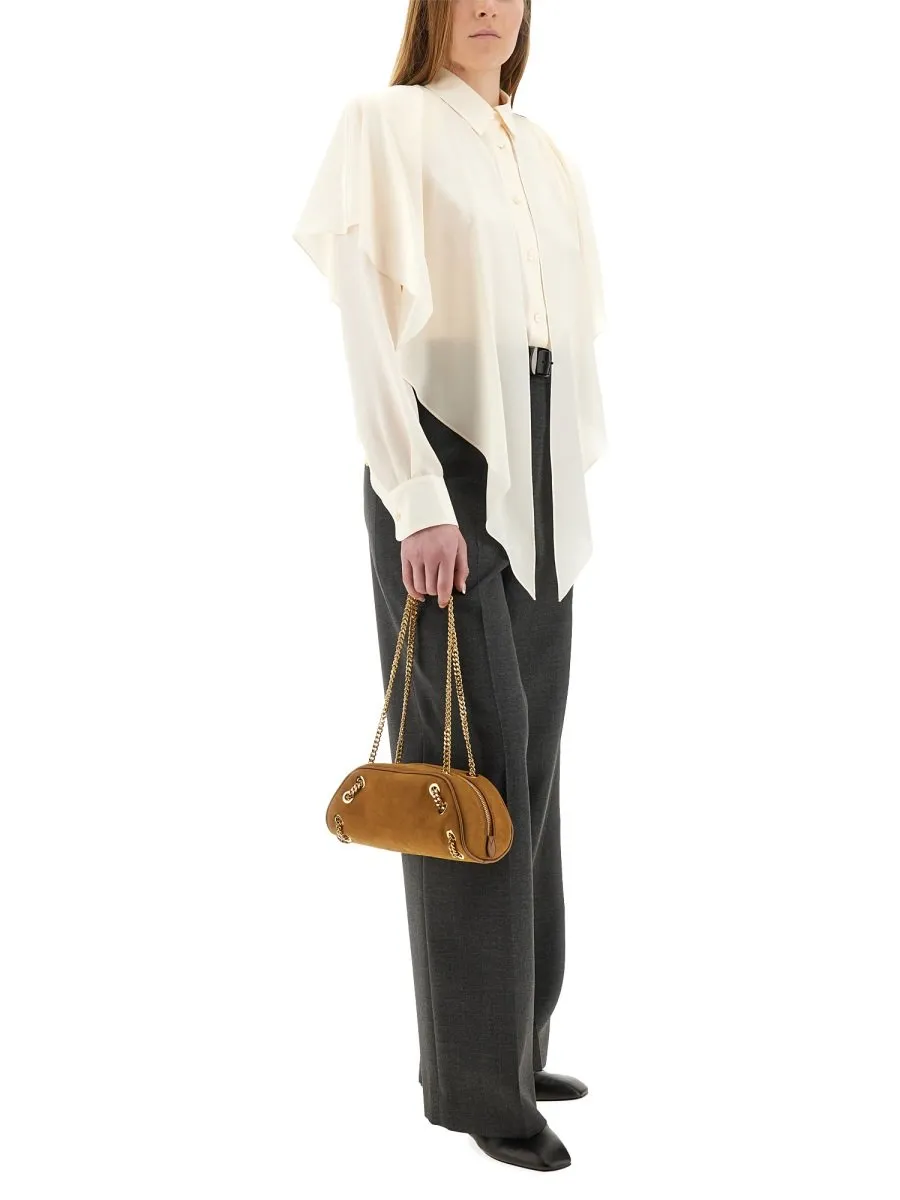 Shirt With Cape Detail