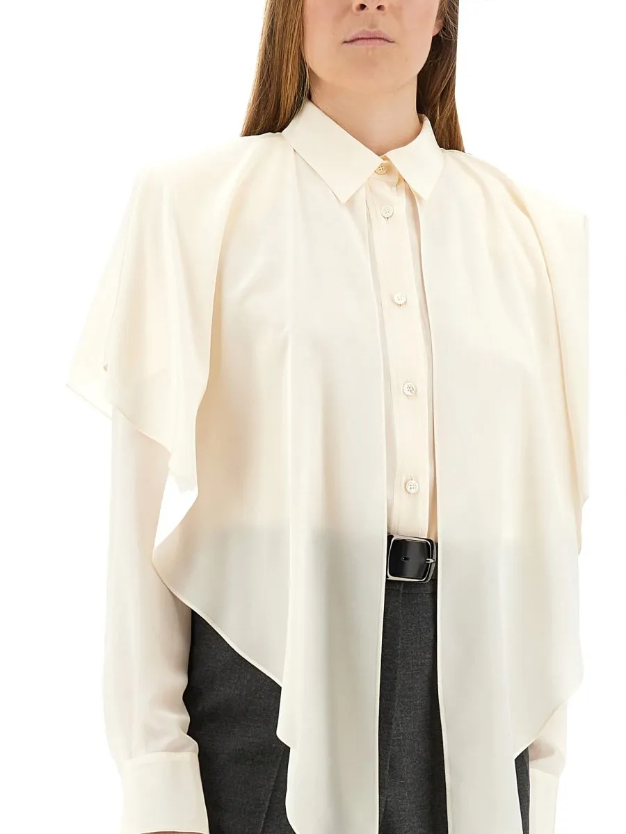 Shirt With Cape Detail