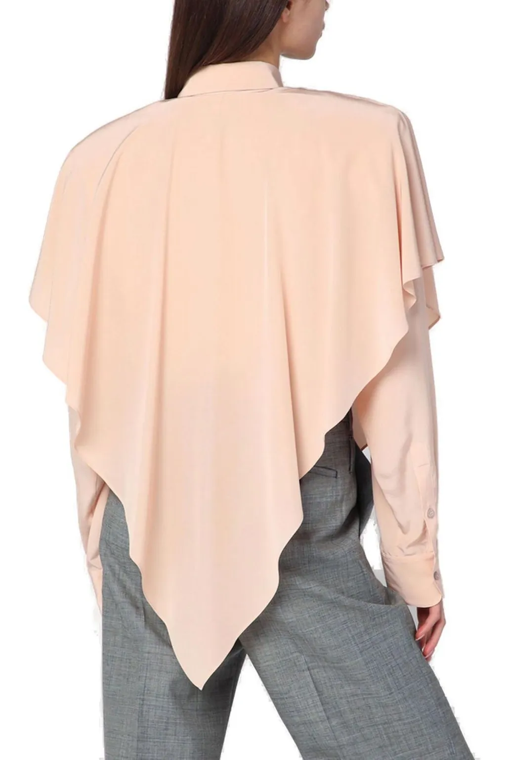 Asymmetric Draped Blouse