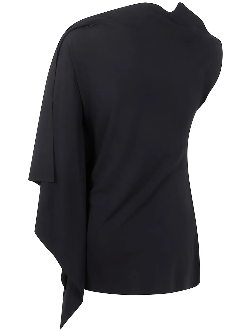 One-Shoulder Draped Top