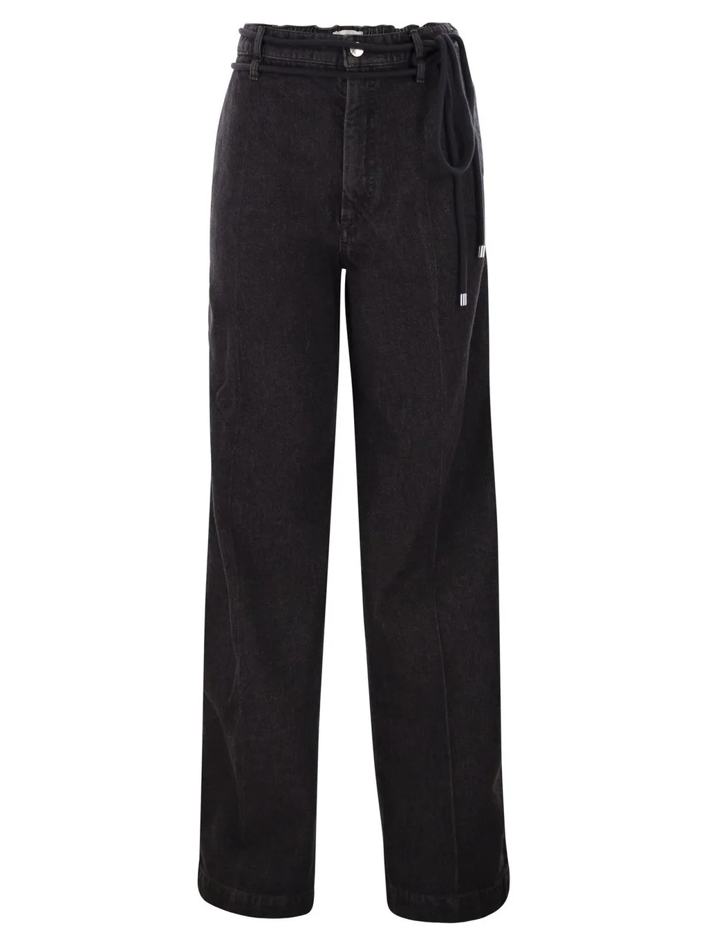 High-Waisted Wide-Leg Jeans