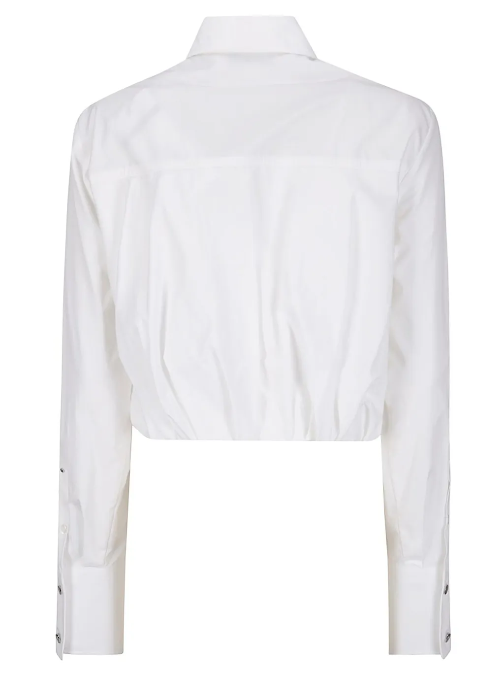 Cropped Poplin Shirt