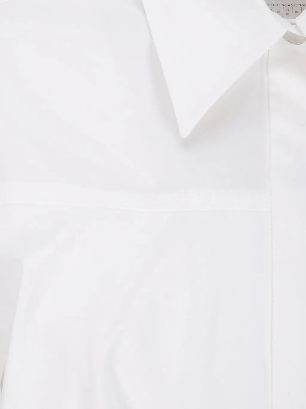 Cropped Poplin Shirt