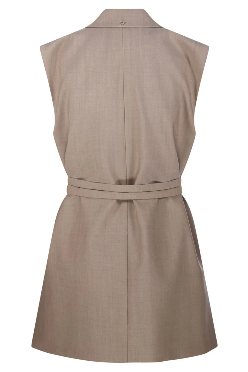 Sleeveless Double-Breasted Vest