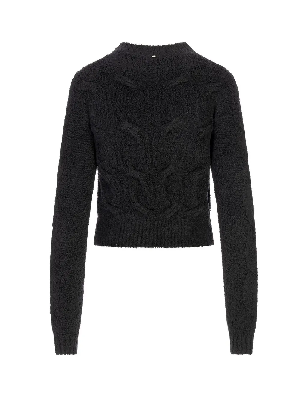 Cable Knit Cropped Sweater