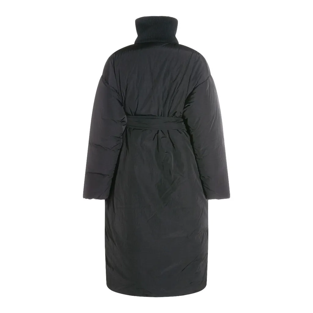 Padded Coat With Belt