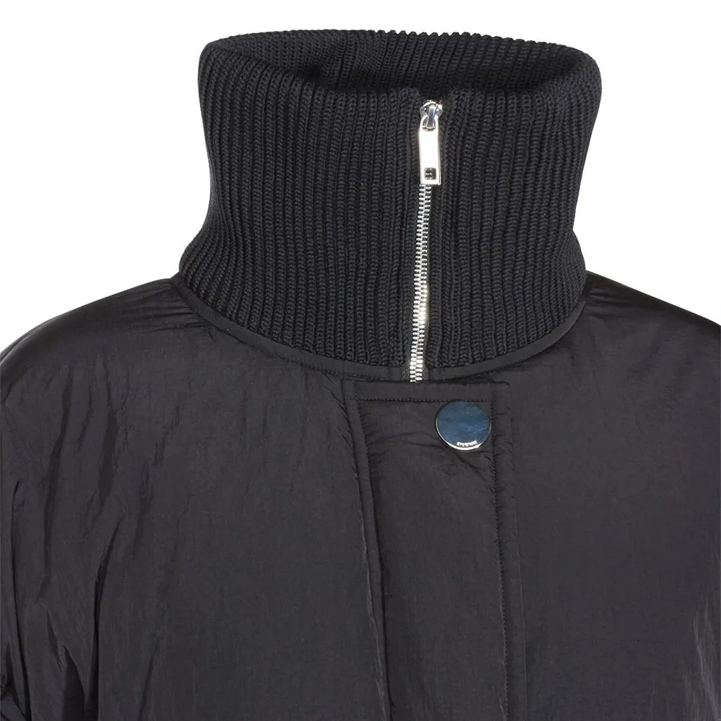 Padded Coat With Belt
