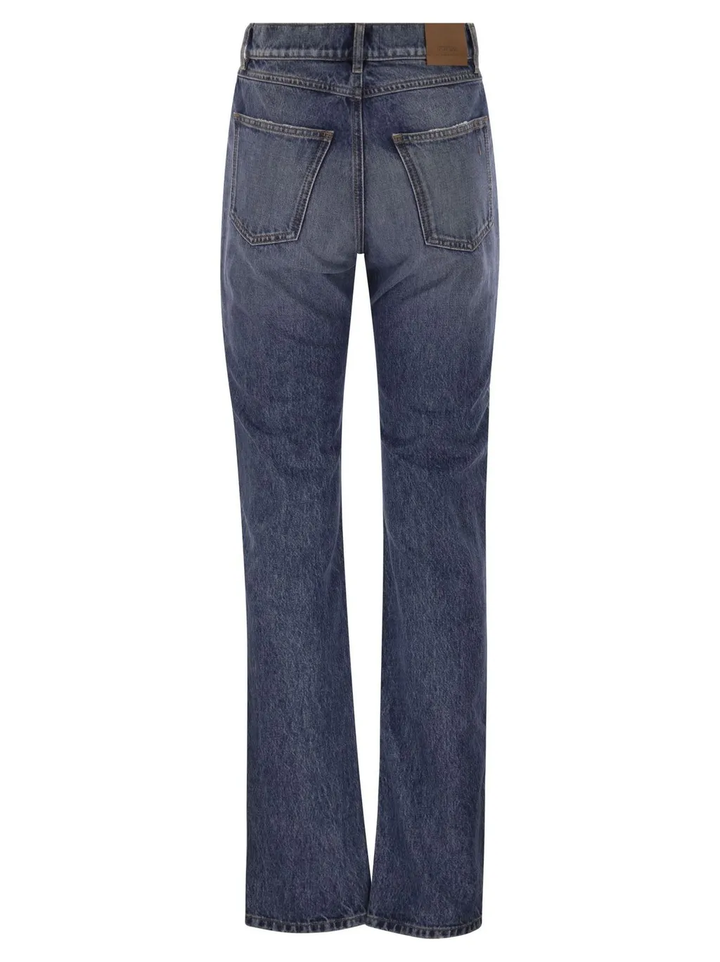 High-Waisted Flared Jeans