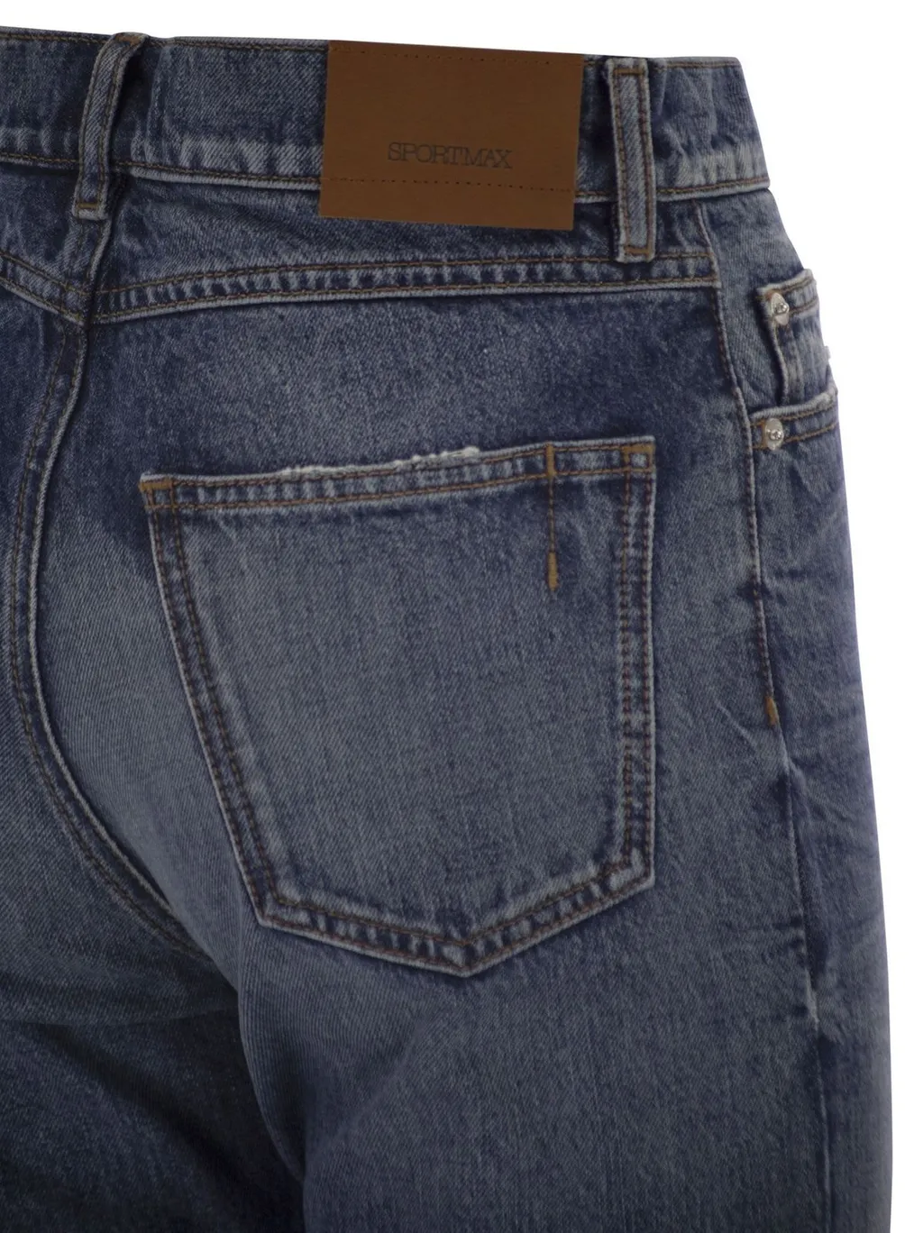 High-Waisted Flared Jeans