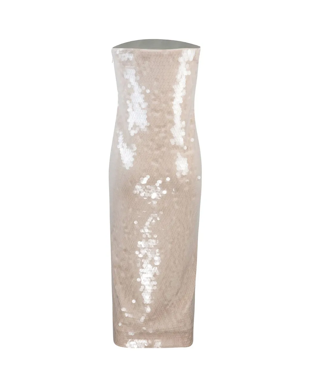 Strapless Sequin Maxi Dress