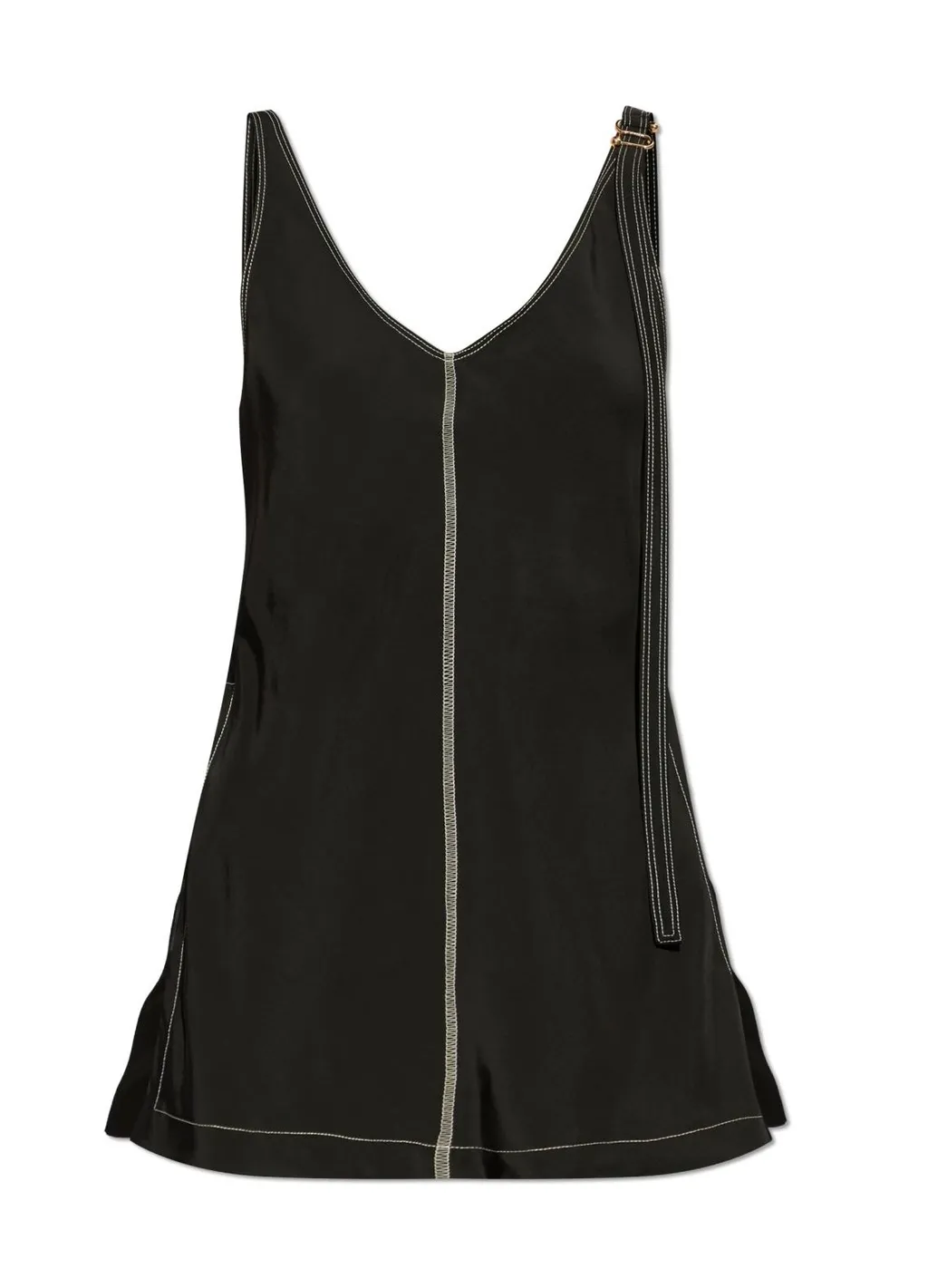 Sleeveless V-Neck Mini Dress