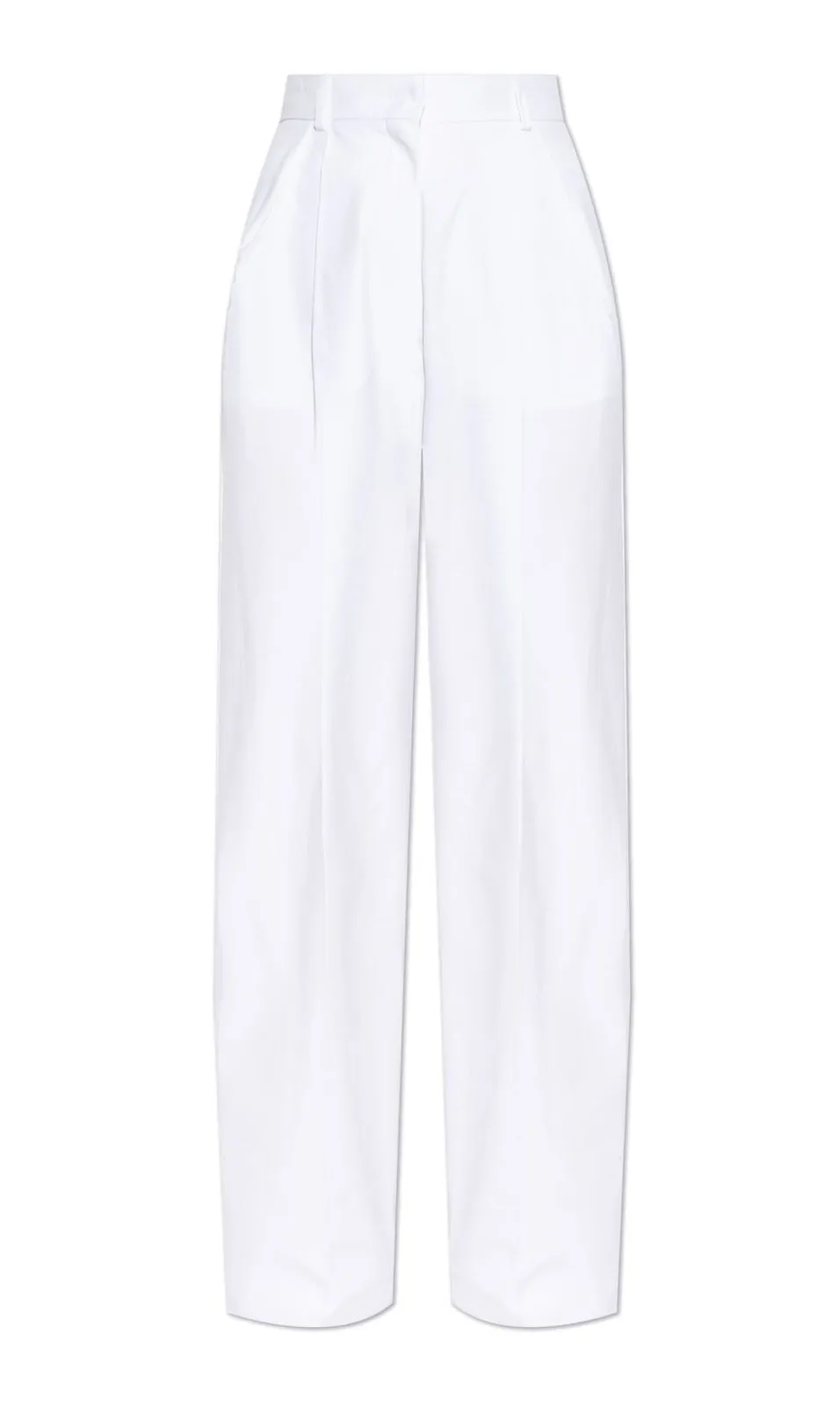 High-Waisted Wide-Leg Trousers
