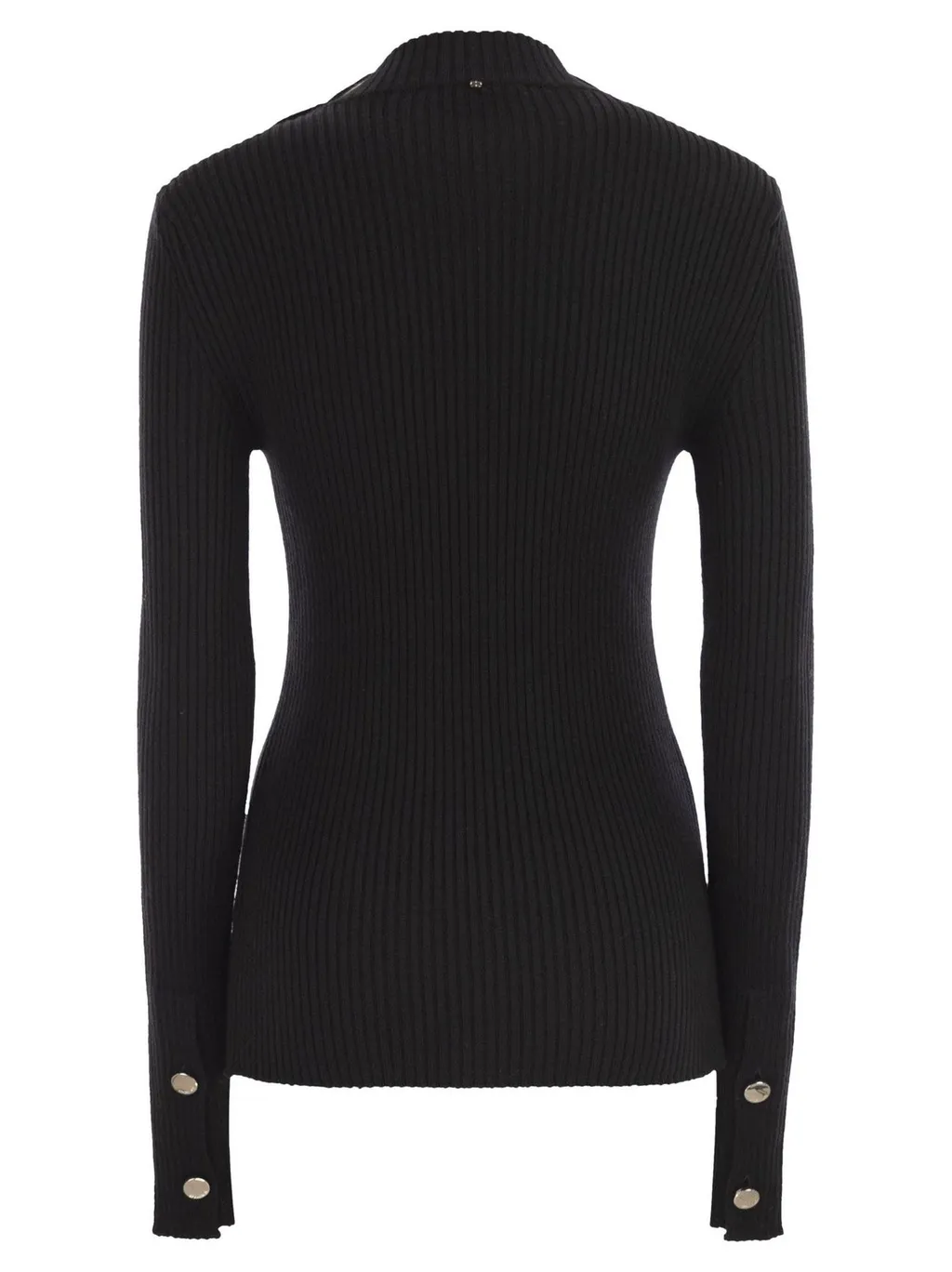 Ribbed Mock Neck Sweater