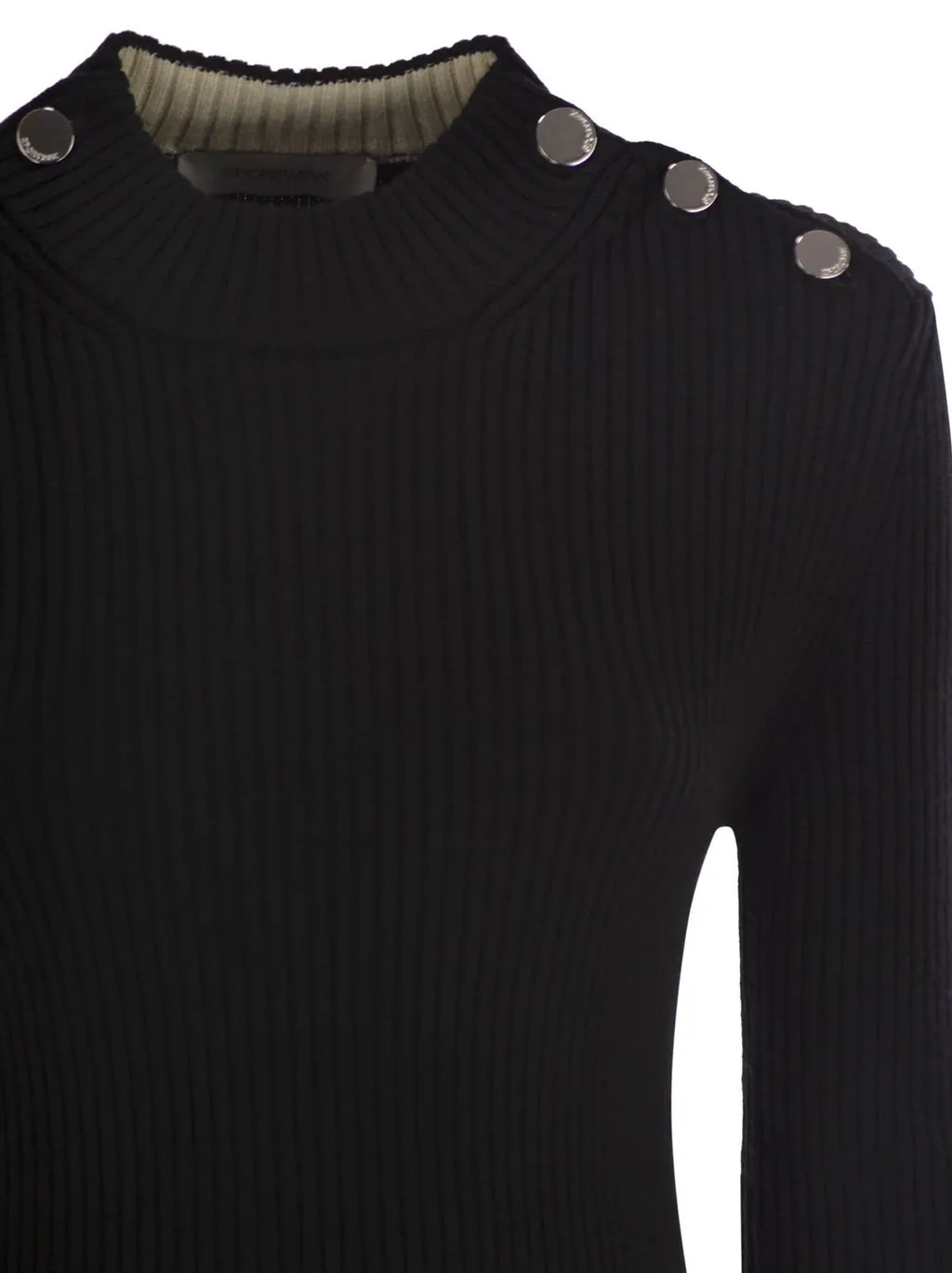 Ribbed Mock Neck Sweater