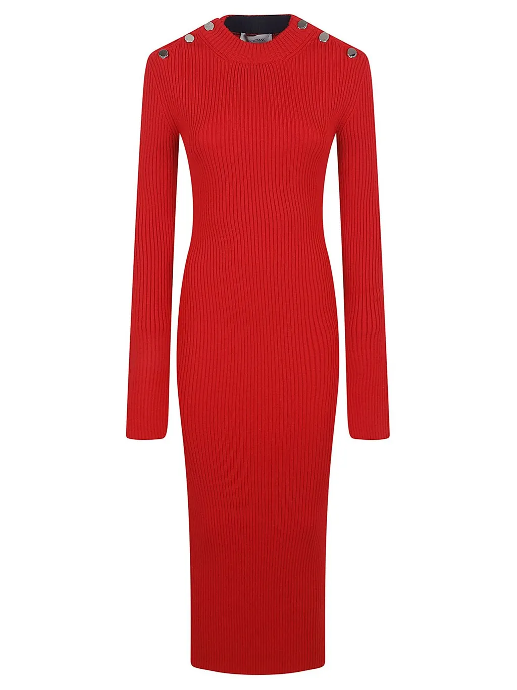 Ribbed Knit Midi Dress
