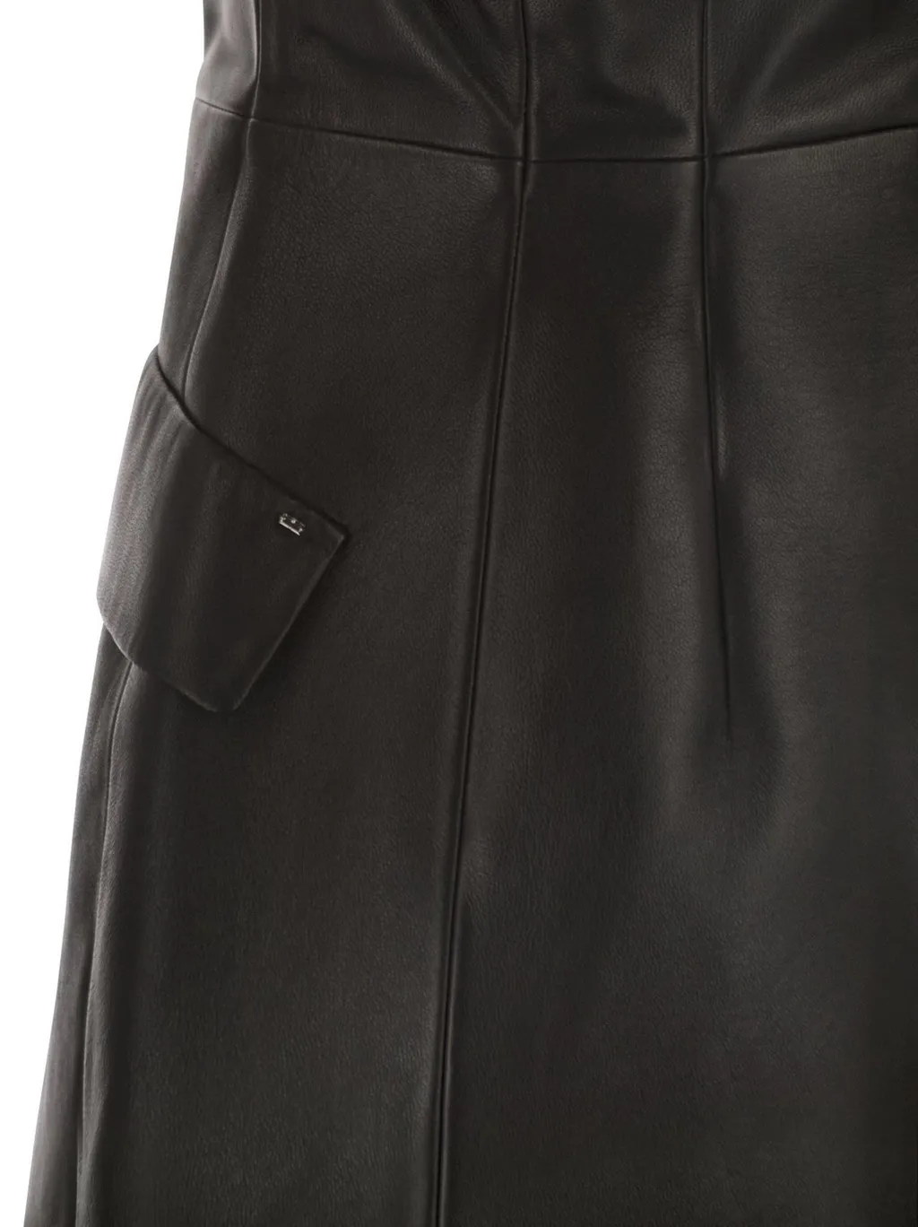 Sleeveless Leather Dress