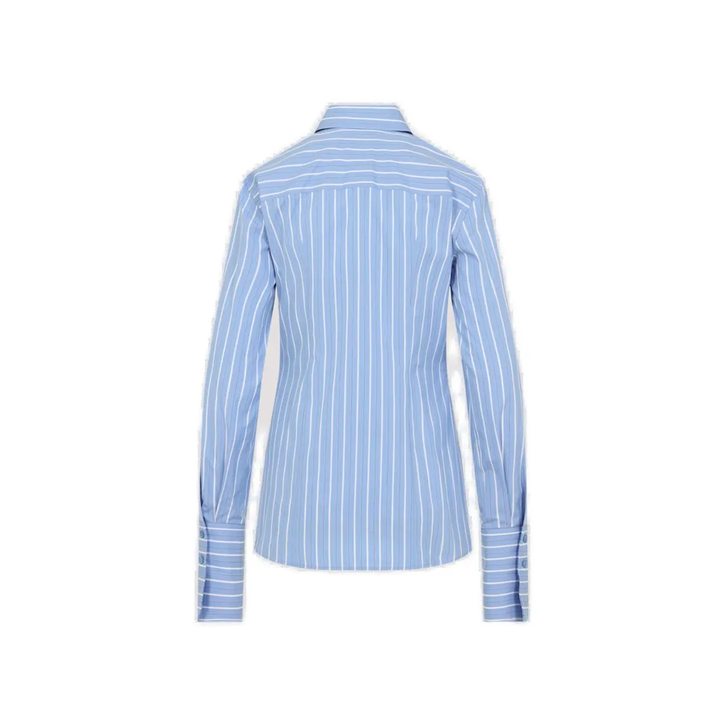 Striped Cotton Poplin Shirt