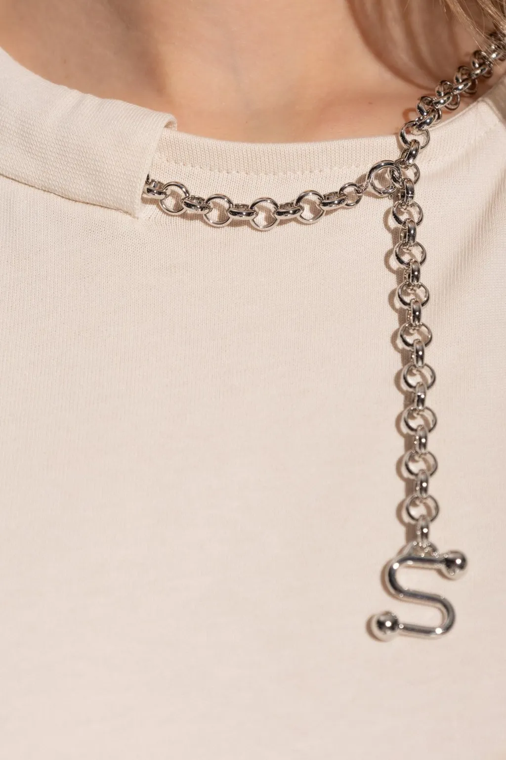 T-Shirt With Chain Detail