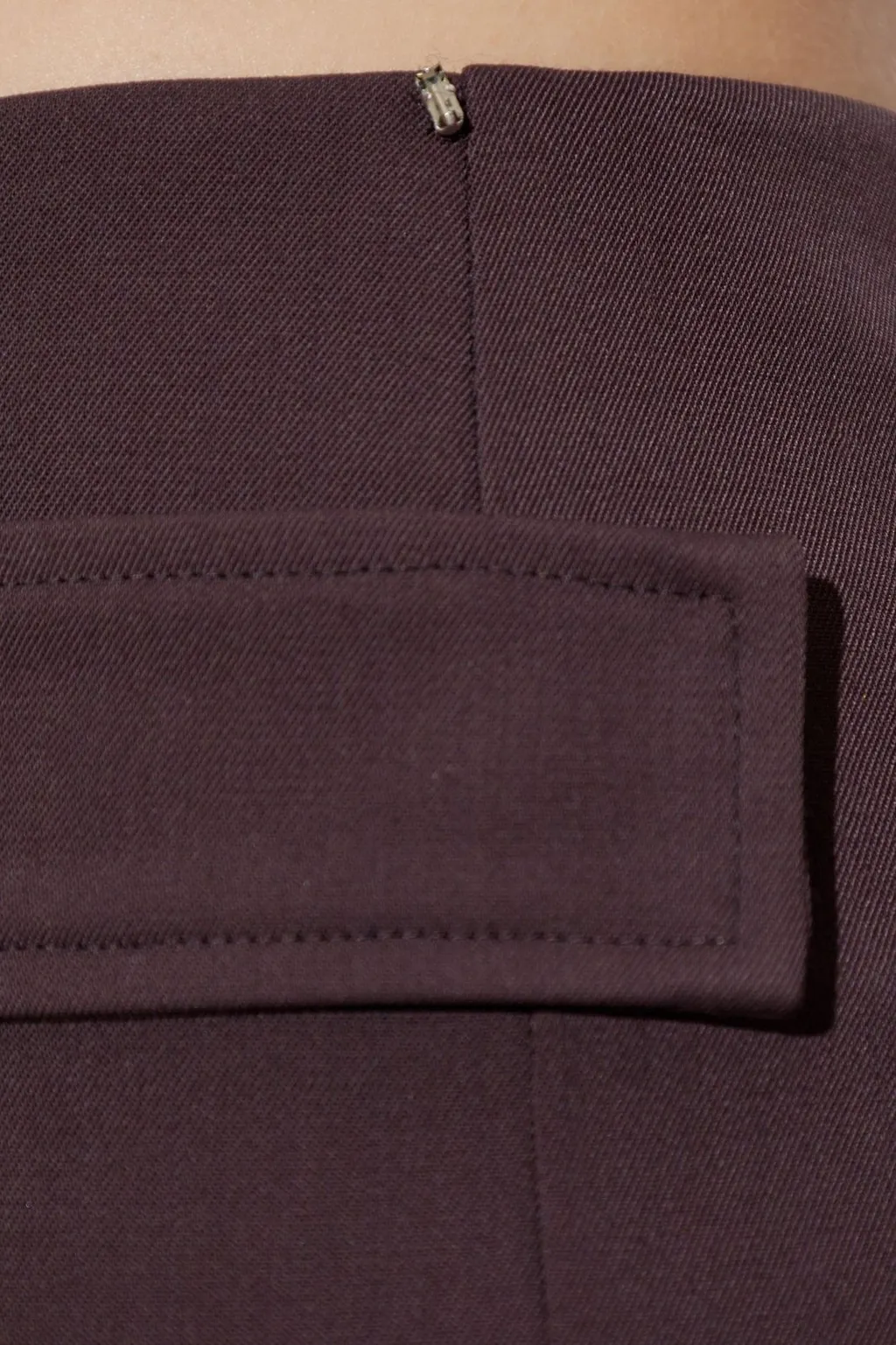 High-Waisted Flared Trousers