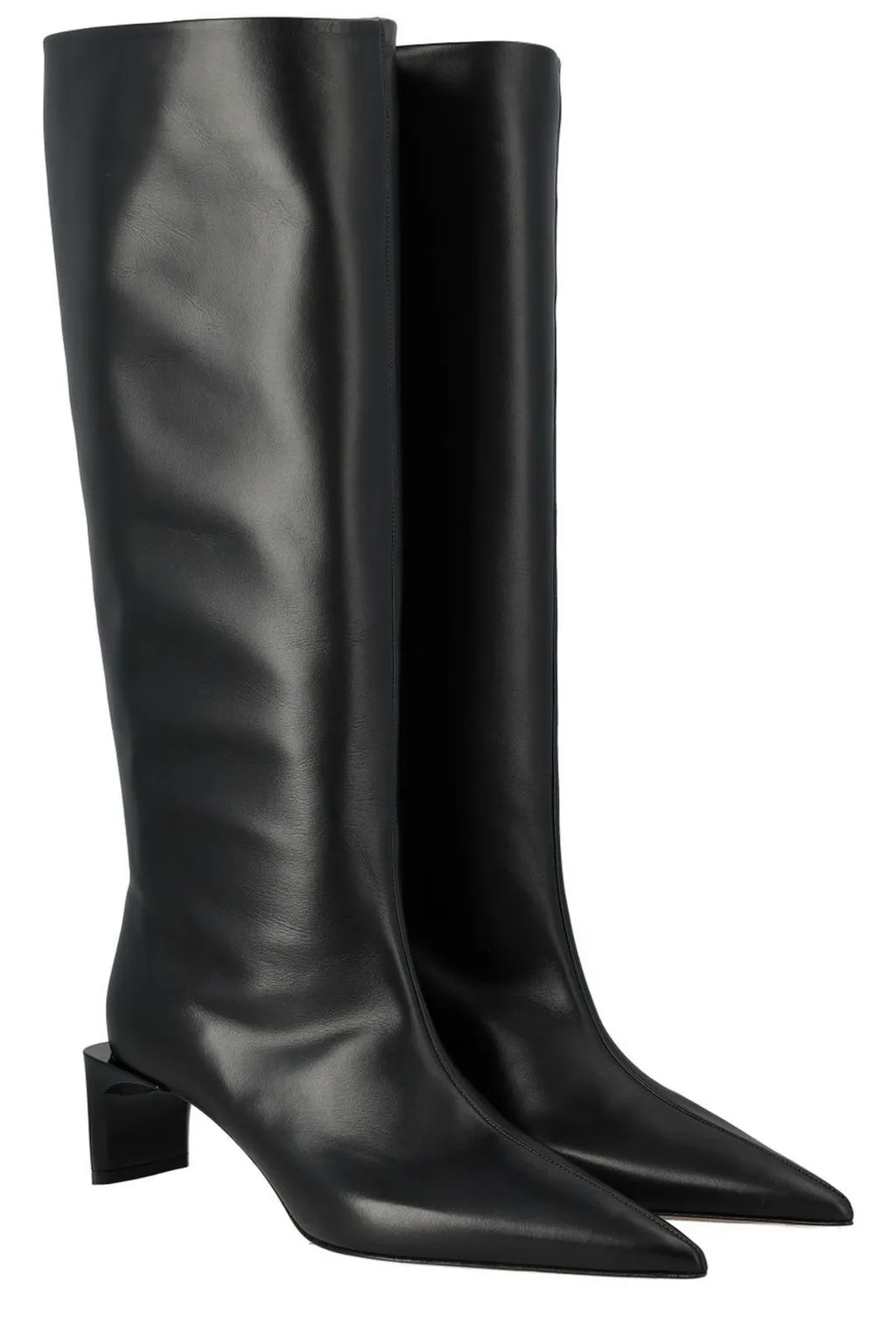 Knee-High Leather Boots