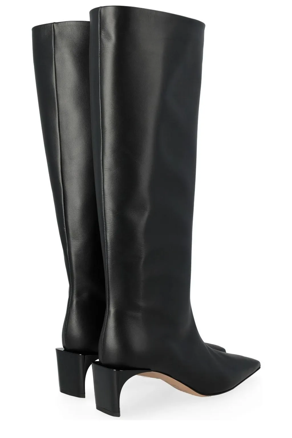 Knee-High Leather Boots